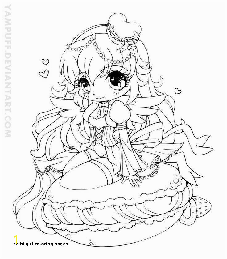 Chibi Girl Coloring Pages Yampuff Food Chibi Girls Coloring Pages Crafts Pinterest Ideas