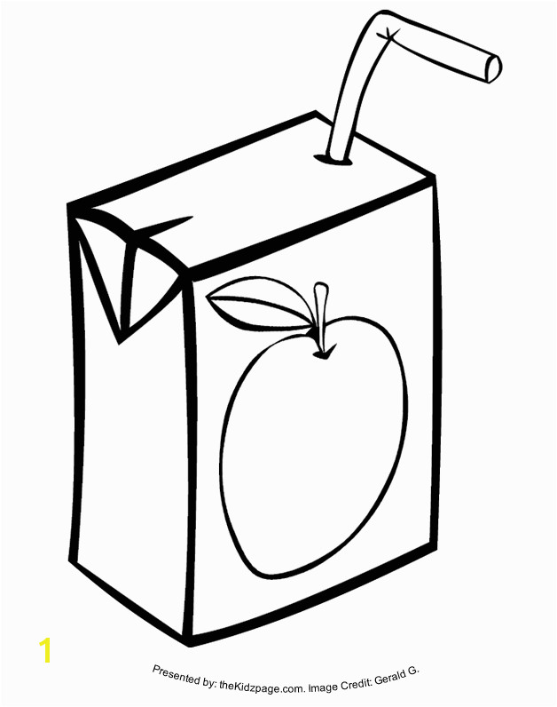 Yolk Coloring Page Juice Box Free Coloring Pages for Kids Printable Colouring