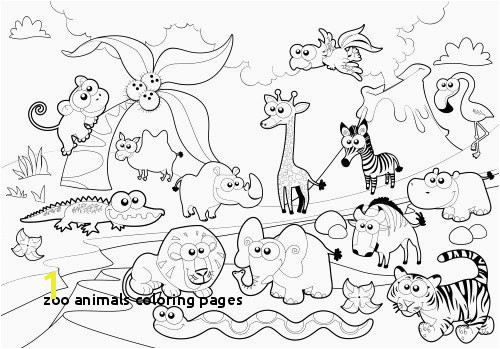 Zoo Animals Coloring Pages Zoo Animals Coloring Pages Coloring Pages Baby Zoo Animals Unique I