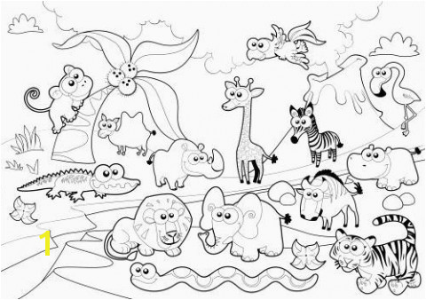 Zoo Coloring Page Zoo Coloring Pages Coloring Pages Baby Zoo Animals Unique I Pinimg