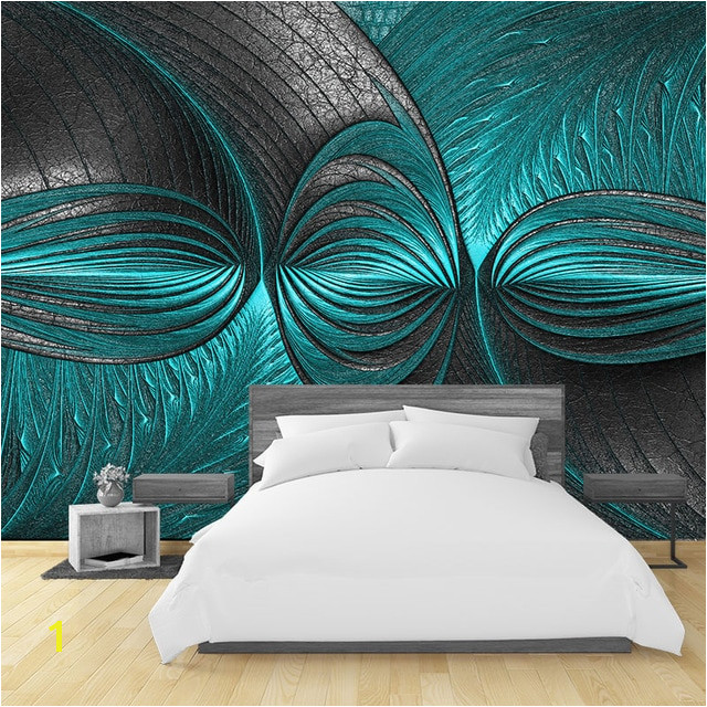 1 Wall Mural Review Modern 3d Wall Papers Turquoise Green Wall Painting Wallpaper