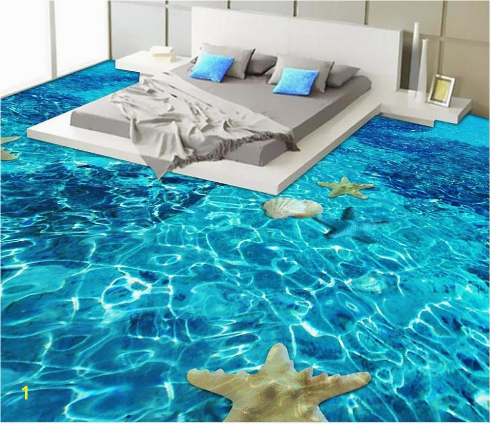 Cheap floor mural Buy Quality 3d flooring directly from China beach mural Suppliers Beach floor murals in wall stickers Custom self adhesive 3D
