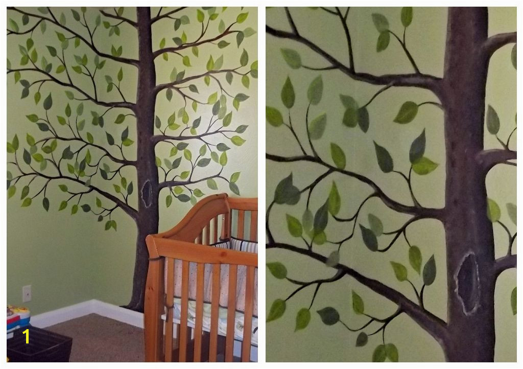 Lady Create a lot Easy Abstract Tree Mural