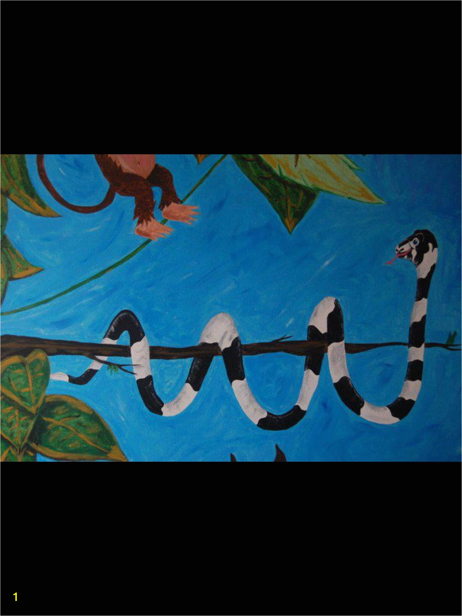 Acrylic Paint for Murals Jungle themed Mural by Caras Creations for A Child S Nursery Look