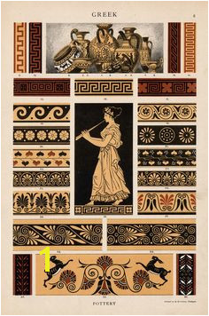 Greek pottery Ancient Greek Art Ancient Greece Pattern Art Greek Pattern Art