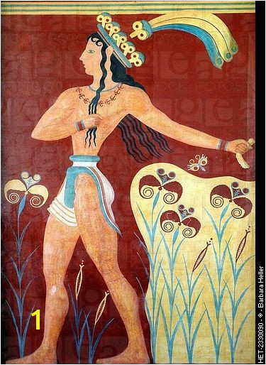 Priest King Fresco c 1 550 1 450 BCE Knossos Crete Minoan