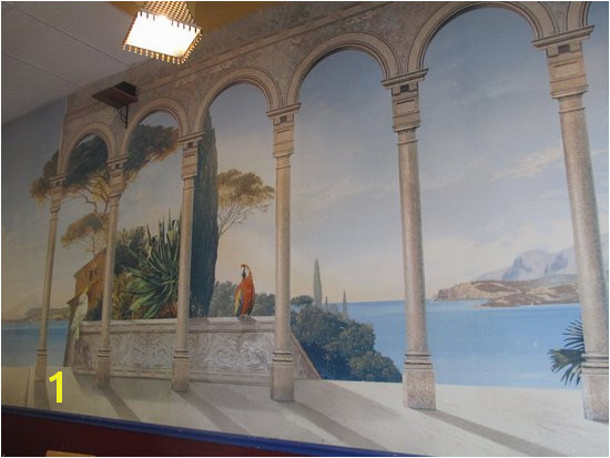 Tino s Greek Cafe Interior wall murals