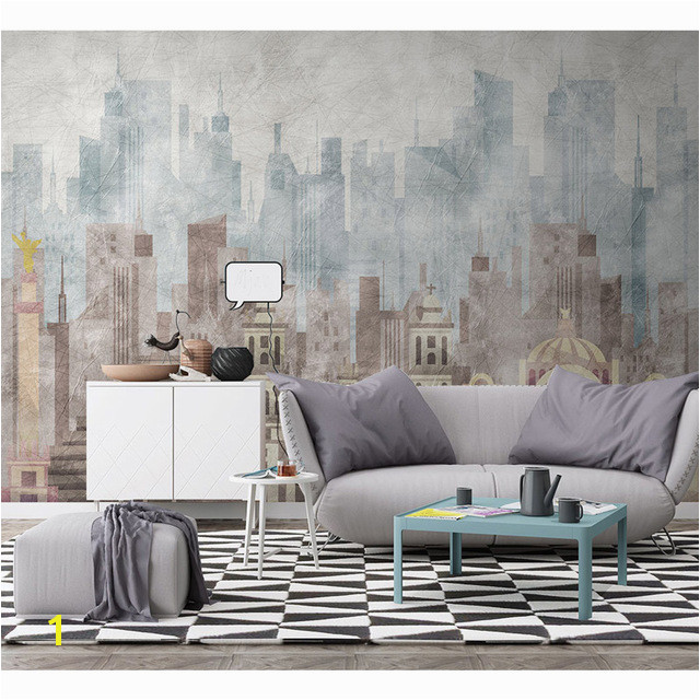 Modern Wall Paper Geometric Architecture Wallpaper Mural Carta Da Parati 3D Living Room Self Adhesive Vinyl Silk Wallpaper