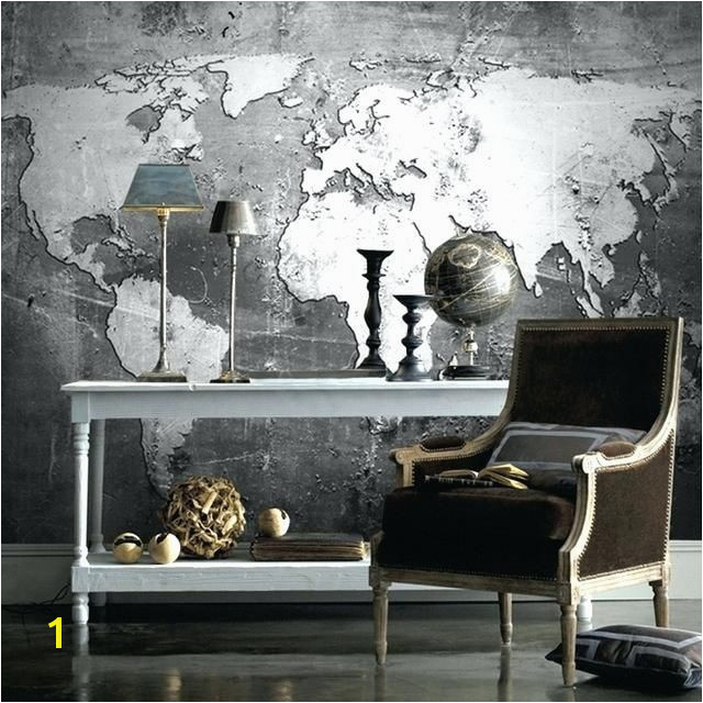 world map wallpaper mural customized size high quality world map wall mural for office study living room retro black world map wall mural australia