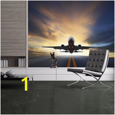 Details about Aeroplane Wall Mural Airplane Transport Wallpaper Travel Boys Home Decor