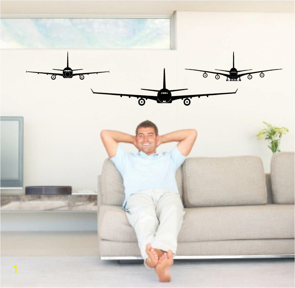 Aircraft wall decals airplane decals jet decal aircraft decor boys room decor man cave decor jet plane decals teen boys room decor by Popitay on Etsy