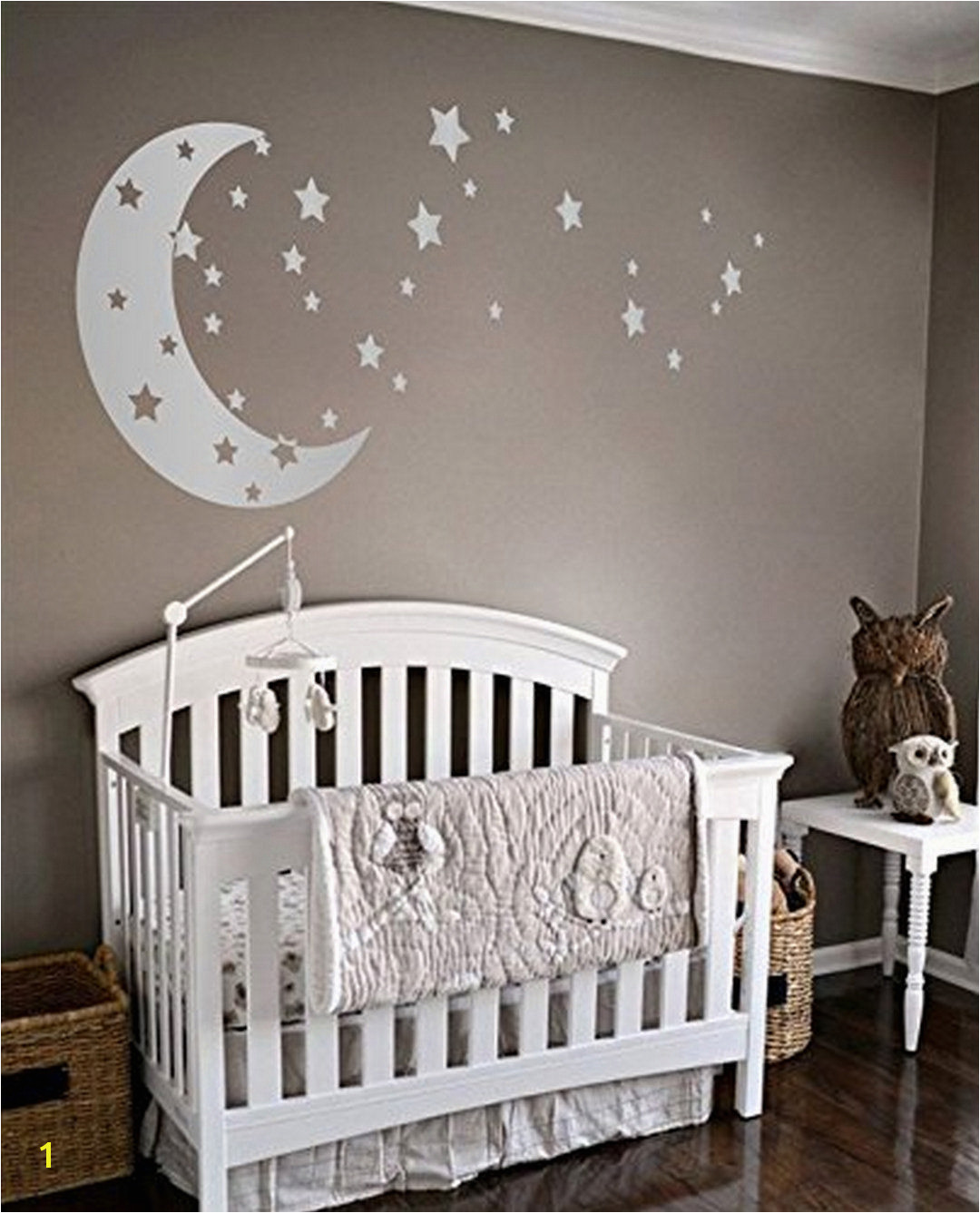 Baby Boy Nursery Murals 38 Dazzling Moon and Stars Nursery Decoration Ideas