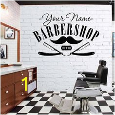 DIYWS Hair Salon Sticker Decal Hair Gentleman Posters Shave Wall Art Decals Barber Shop Parede Decor Decoration Mural Salon Yesterday s price US $26 99