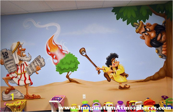 Bible Story Church Murals