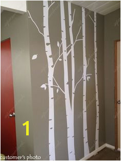 Items similar to Hot Sale Tree Wall Murals Living Room Wall Decals fice Tree Decals Nature Trees Decal Set of 4 big birch trees 102" H on Etsy