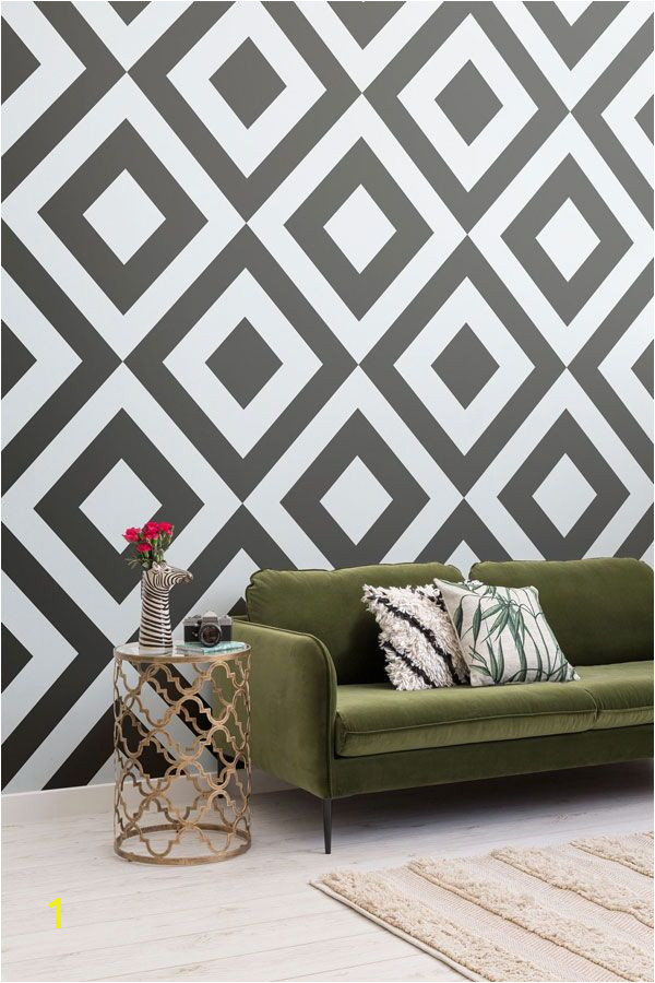Black and White Wallpaper Murals for Walls Rocksand Geometric Black and White Wall Mural