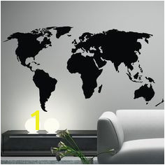Black and White World Map Wall Mural 28 Best World Map Sticker Decor Images