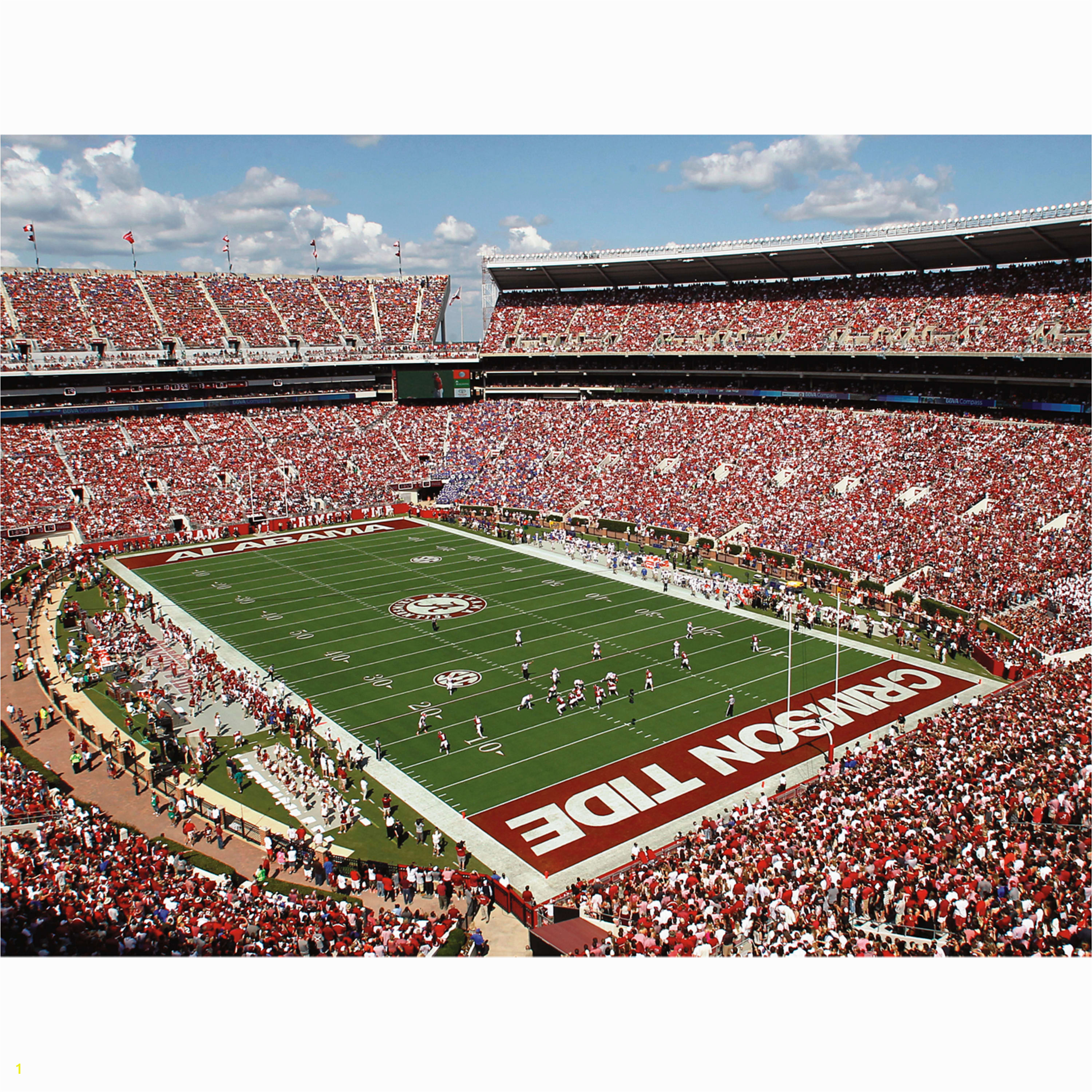 Alabama crimson tide bryant denny stadium corner view fathead wall mural 3000x3000 Crimson tide wall