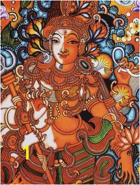 Buy Mural Paintings Online Buy Ardhanarishwara Kerela Murals 19 6in X 14in Line