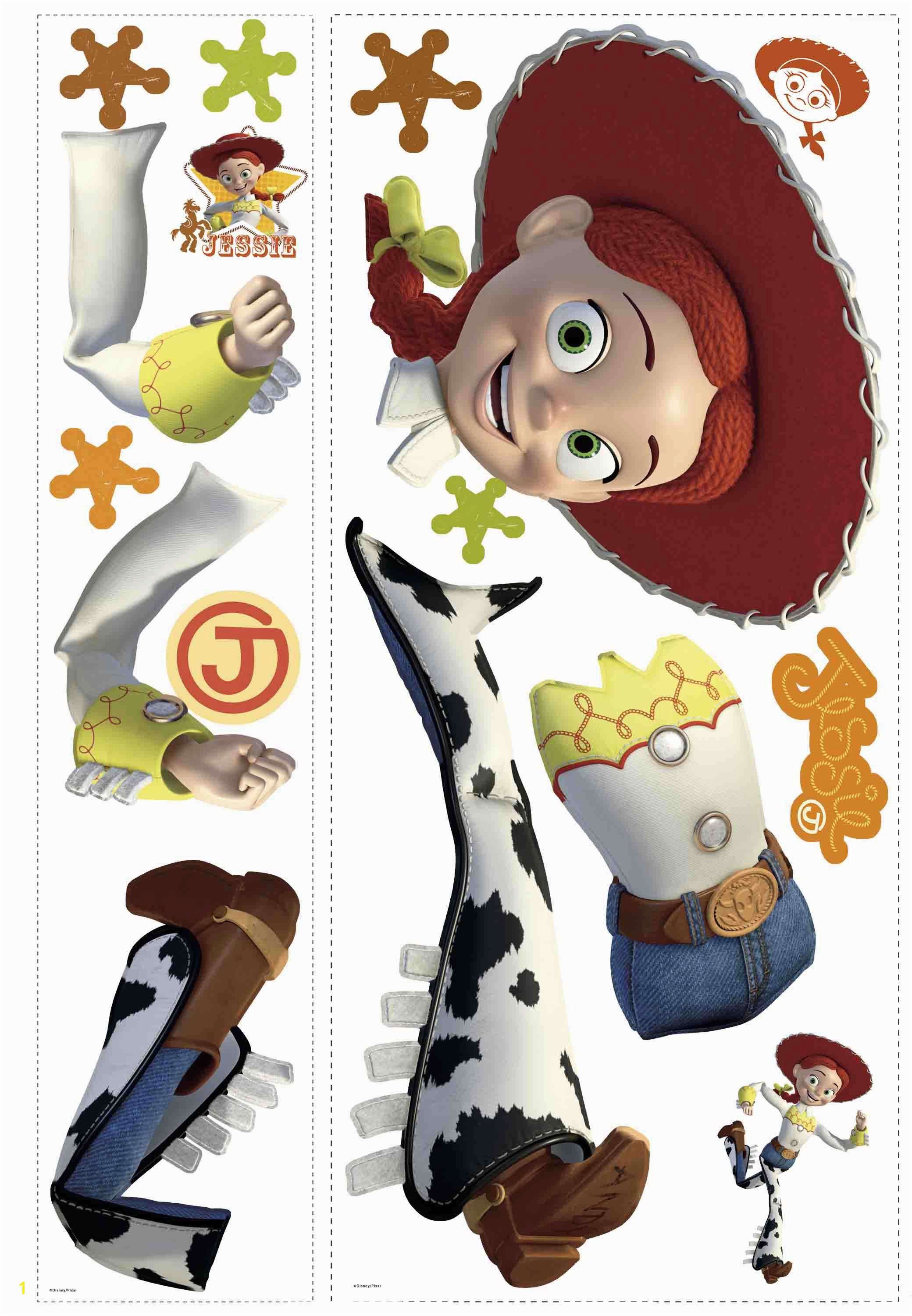 Disney "Toy Story 3" Jessie Wall Decal Cutout 26"x46" Printed Sheet