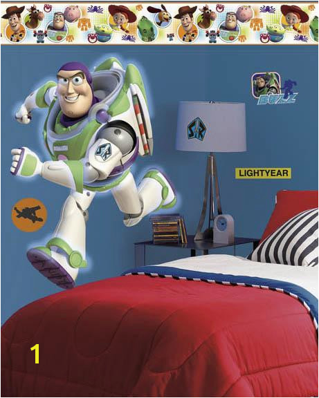Disney "Toy Story 3" Buzz Room Makeover Wall Decal Kit Installed