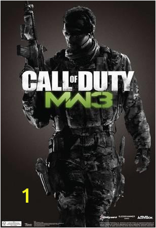 call of duty modern warfare 3 video game poster u L F7P1CA0