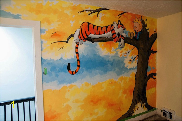 HD wallpapers calvin and hobbes wall mural