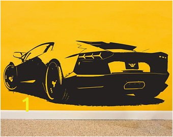 Lamborghini Wall Art Race Car Decor Lamborghini Wall Decal Lamborghini decal race car wall decal race car decal sports car decals Aventador