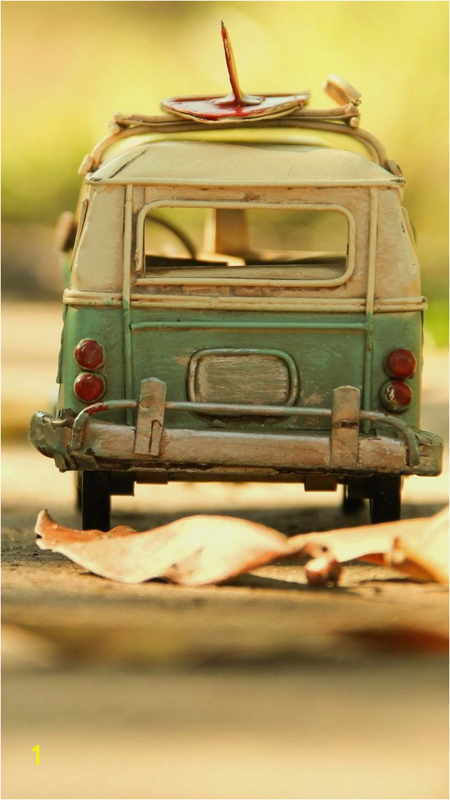 Vintage Volkswagen Toy iPhone 5 Wallpaper by Leonid Afremov Stuff We Like