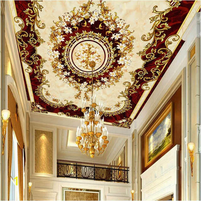 Ceiling Murals for Sale Custom European Style Ceiling Mural Wallpaper Hotel Dining