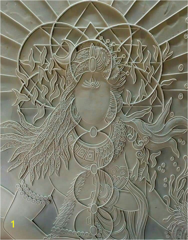 Indian handcrafts Lotus Painting Mural Painting Sketch Painting Mural