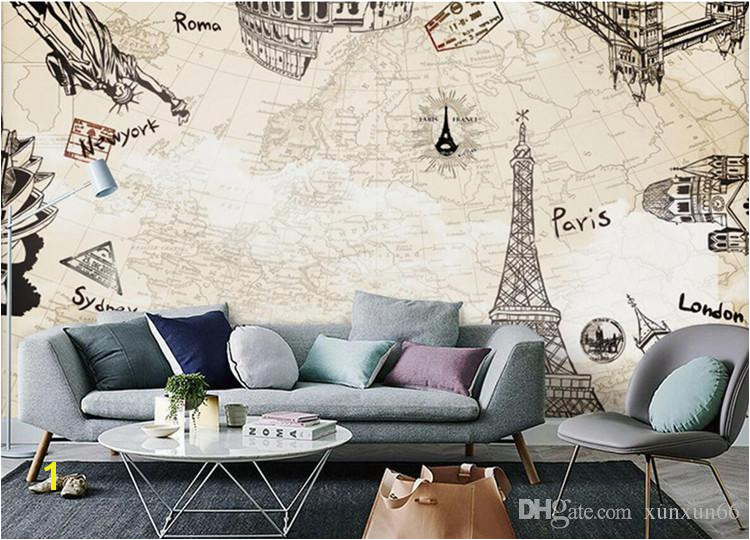 Europe Paris The Eiffel Tower Wallpaper Murals Living Room3d Wall Paper For Walls 3 D Papel De Parede Para Quarto Canada 2019 From Xunxun66