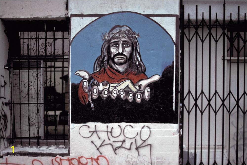 Memorial to Chuco Mexican Christ San Pedro Place SCLA 1994 Camilo José Vergara