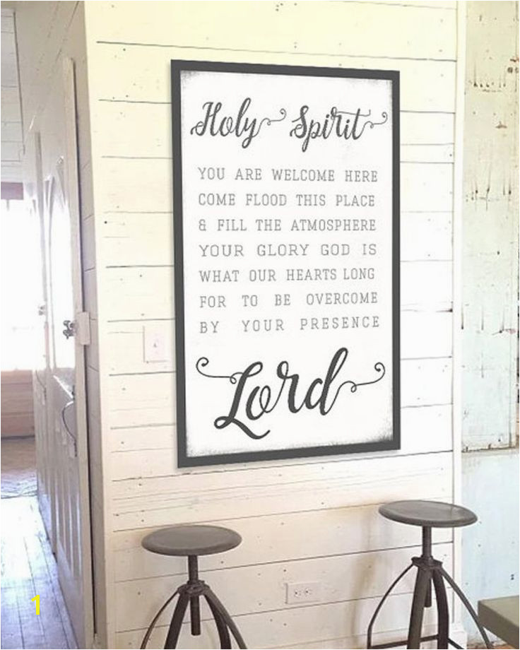 Holy Spirit Lead Me Wall Art Hymn Art Christian Wall Art