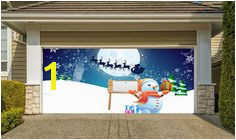 Christmas Garage Door Mural 154 Best Christmas Garage Banners Images