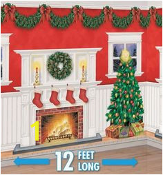 Home for Christmas Room Decorating Kit 6pc