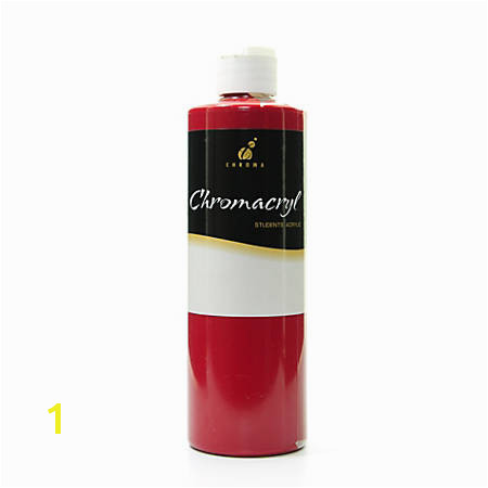 Chroma Chromacryl Students Acrylic Paint 1 Pint Cool Red Pack 2