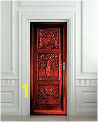 Buy DIY 3D Narnia wardrobe entrance Door Sticker Self adhesive Waterproof Wallpaper post for home