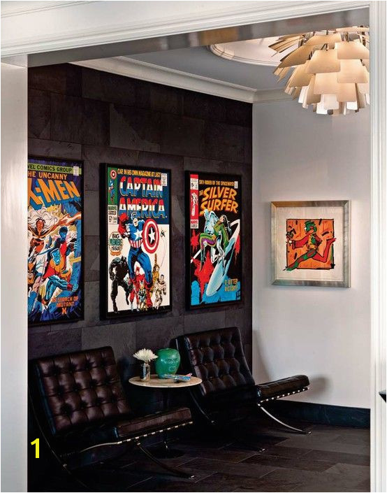 Comic Book Wall Murals Decorating Ic Book Colections and Displays Design Indulgences
