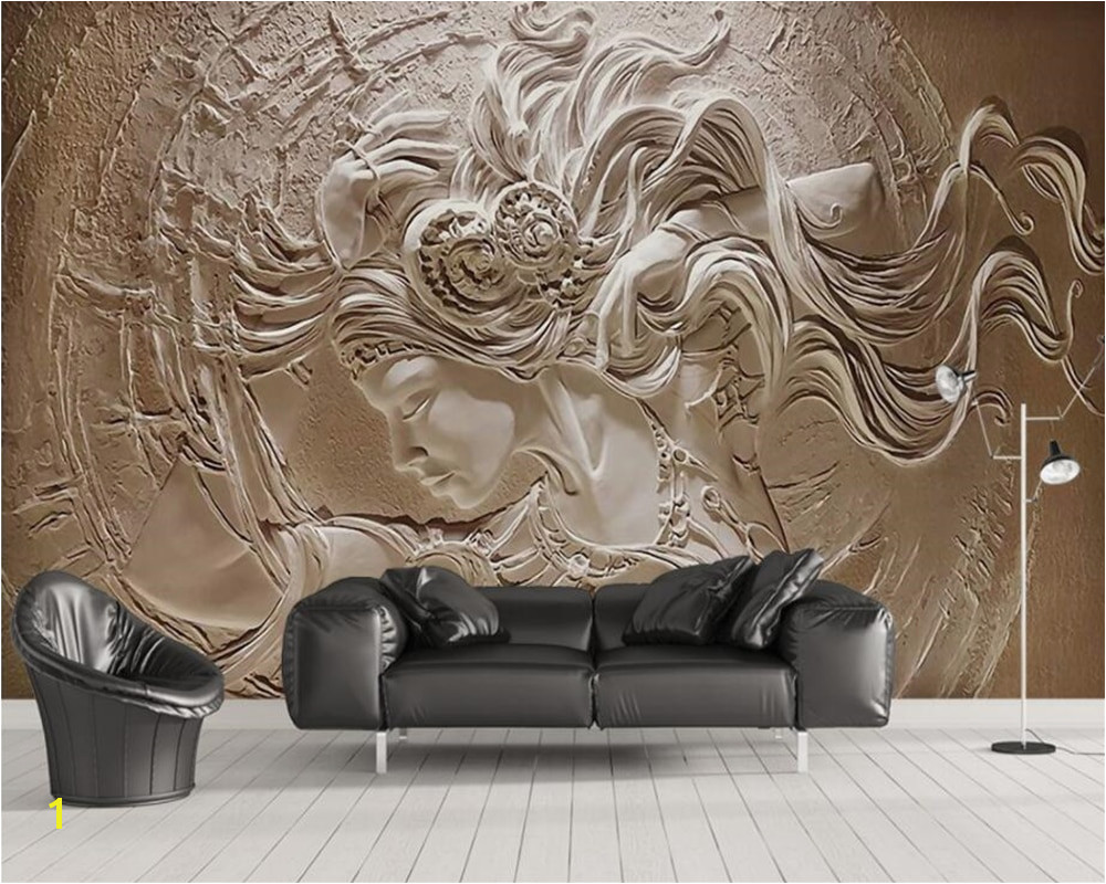 Beibehang Custom wallpaper home decoration background 3D relief beauty parlor bedroom tv background walls murals 3d wallpaper