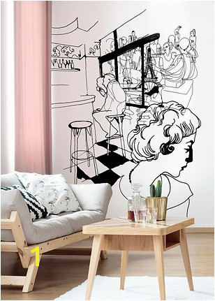 Stina Wirsén s fashion drawings now available as wallpapers at wall