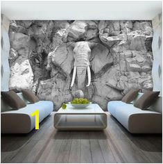 Create Your Own Wall Mural Custom 3d Elephant Wall Mural Personalized Giant Wallpaper