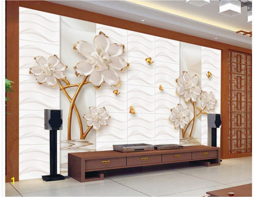 customized wallpaper for walls Embossed flower Home Decoration custom 3d photo wallpaper 3d wall murals wallpaper