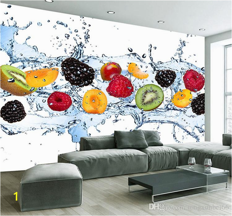 Custom Wall Mural Prints Custom Wall Painting Fresh Fruit Wallpaper Restaurant Living