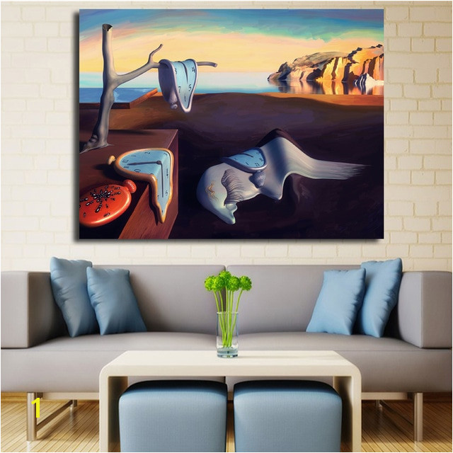 Dali Wall Murals Abstract Painting Salvador Dali Surrealism Canvas Art Wall Posters