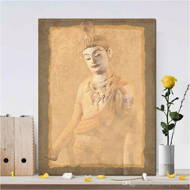 2019 Beautiful Murals Posters And Prints Wall Art Painting Canvas Buddha Decorative For Living Room Home Decor No Frame From Framedpainting