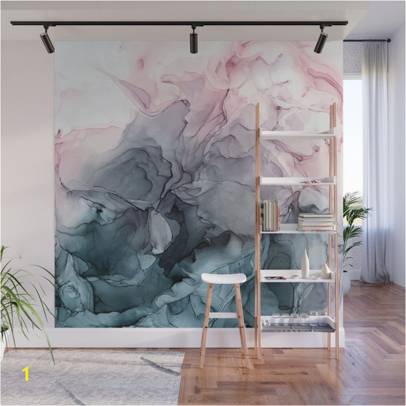 Give Your Home a Bold Accent Wall with Society6 s New Peel Stick Wall Murals Design Milk