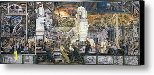 Detroit Industry North Wall Canvas Print Canvas Art By Diego Rivera