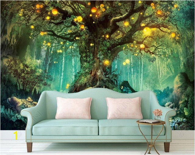 Beautiful dream 3D Wallpapers forest 3D Wallpaper Murals Home Improvement TV Backdrop