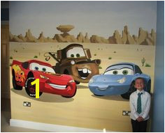 disny world disney cars mural pixar wall walltastic